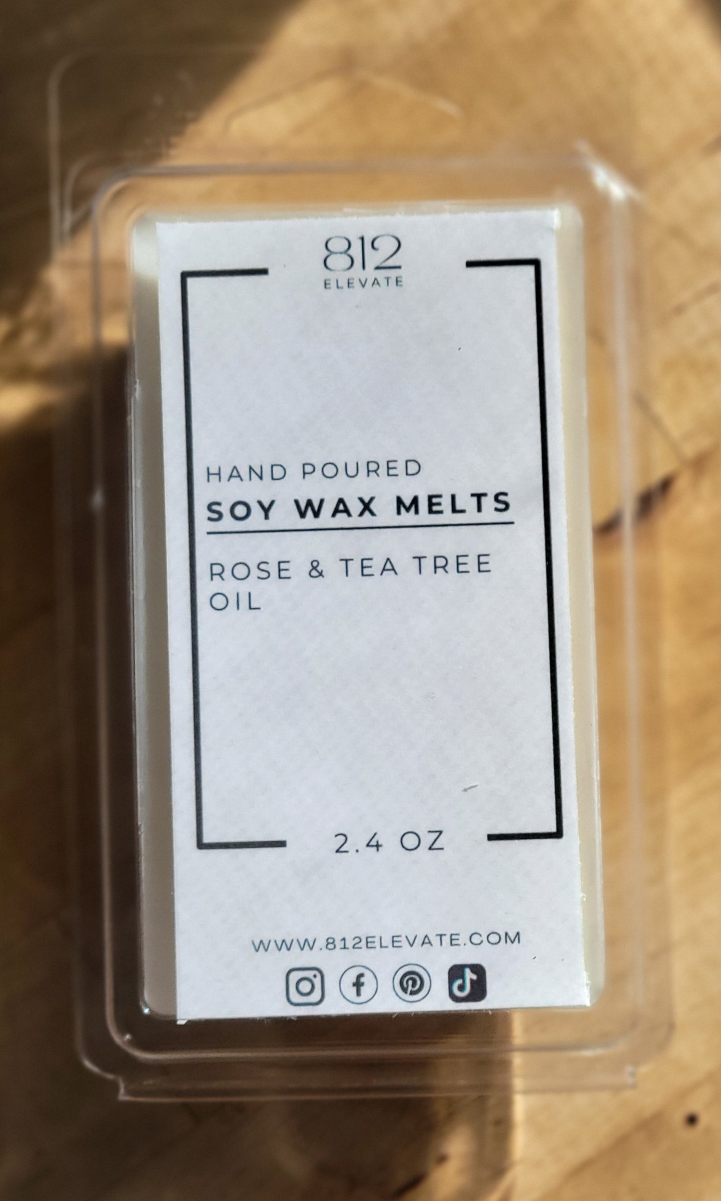Soy Wax Melt | Rose & Tree Tea Oil